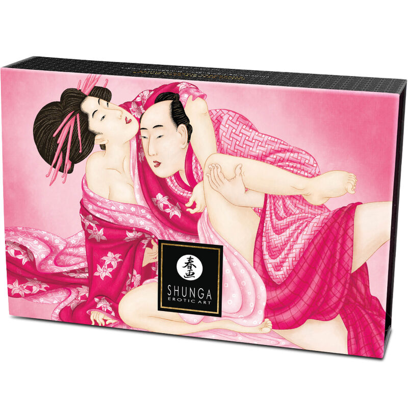 Olio da Massaggio Erotico Shunga Kit Polvere — Lampone