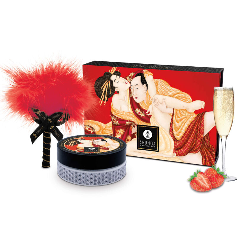 Polvere da Massaggio Commestibile Shunga — Fragola