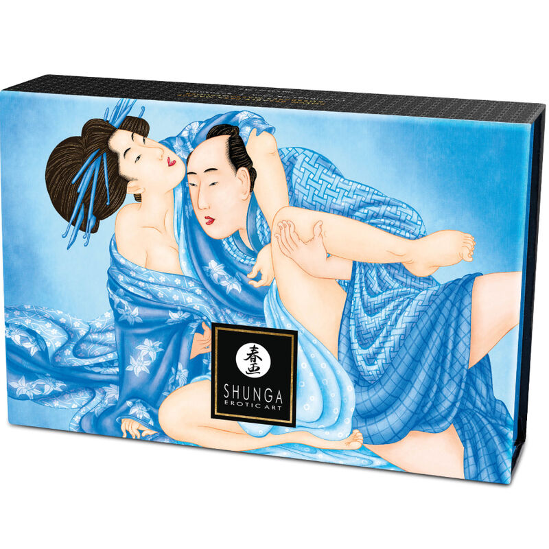 Kit Massaggio Erotico al Cocco Shunga — Polvere con Spazzola