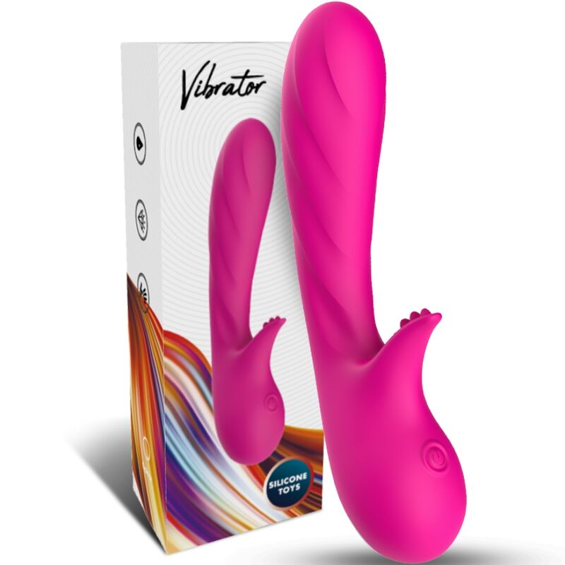 Vibratore Rabbit con Stimolatore Clitoride Armony Romance — Fucsia