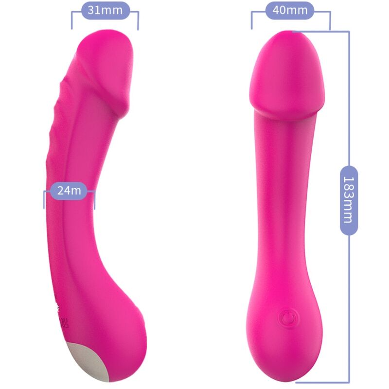 Vibratore Punto G in Silicone Armony — Fucsia
