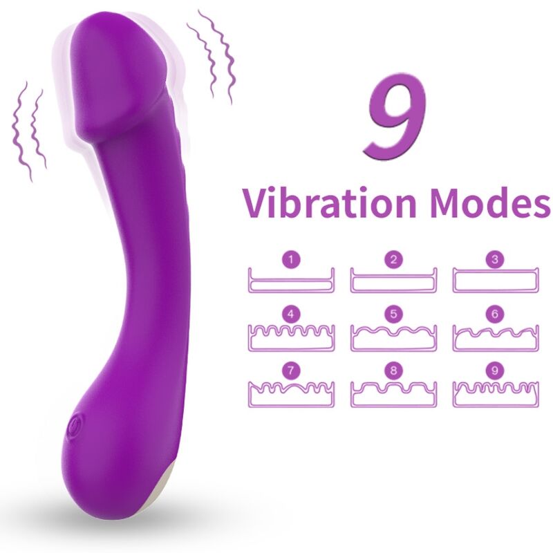 Vibratore Punto G in Silicone Armony — Viola