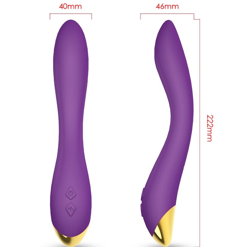 Vibratore Rabbit Multiposizione Armony Flamingo — Viola