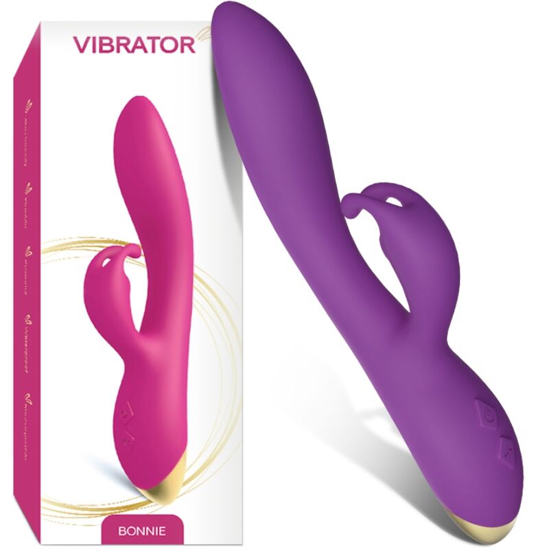 Vibratore Rabbit Armony Bonnie — Silicone, Viola
