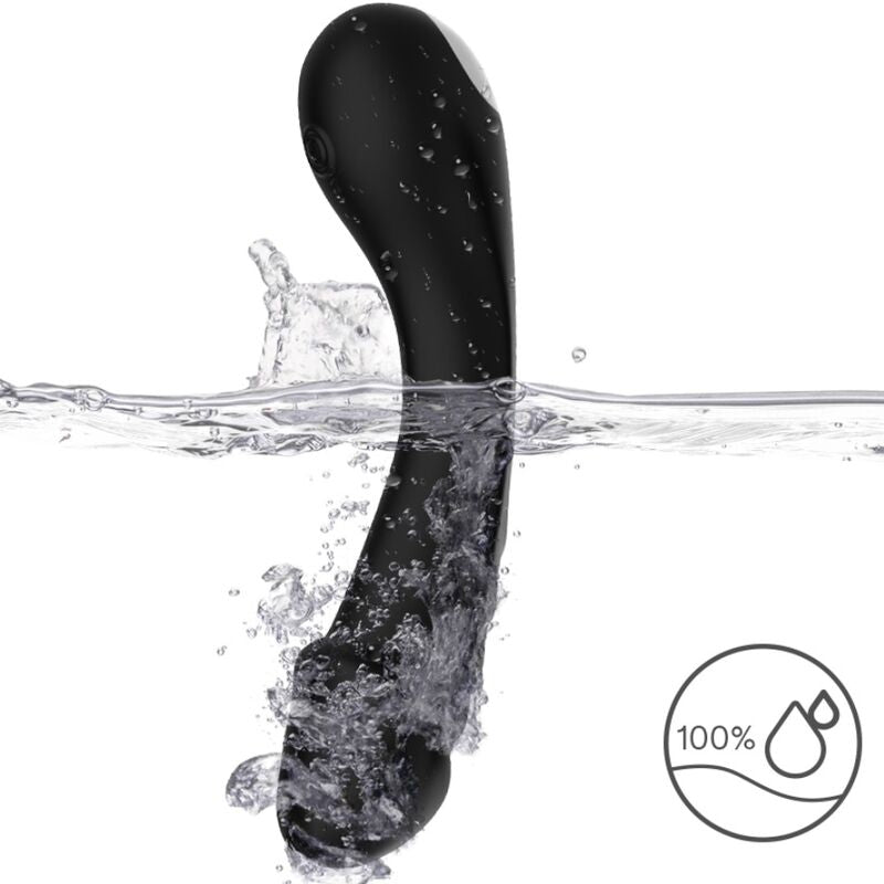 Vibratore Punto G in Silicone Armony — Nero