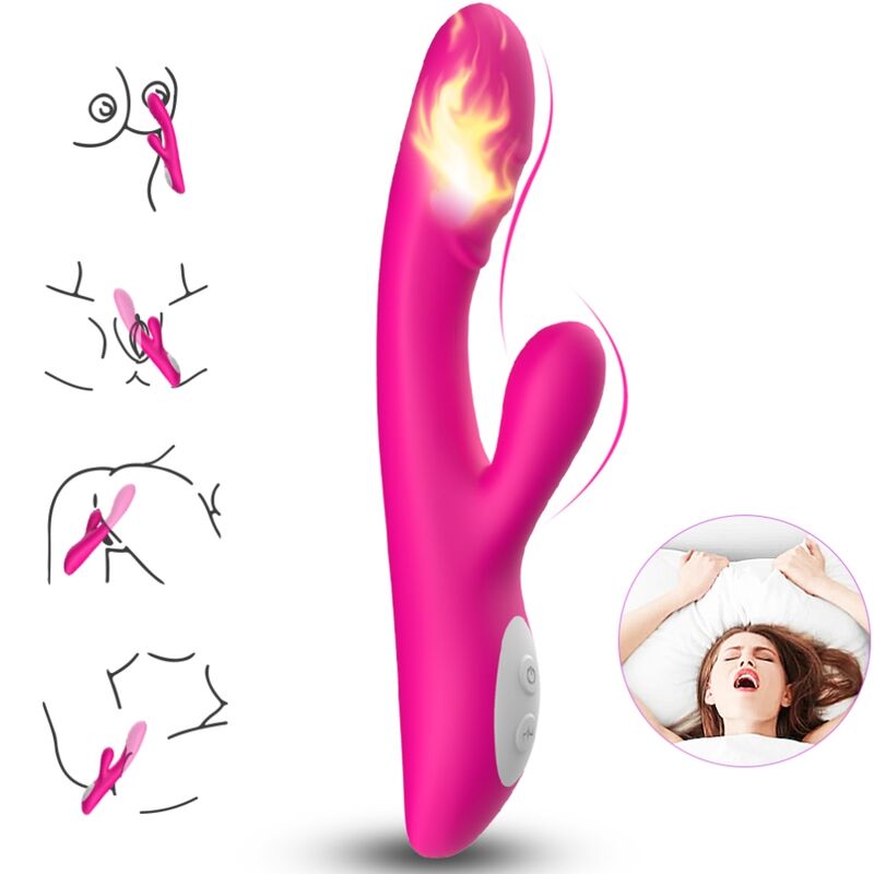Vibratore con Effetto Calore Armony Spark — Fucsia