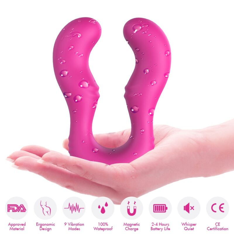 Vibratore Rabbit con Telecomando Armony Seraph — Fucsia