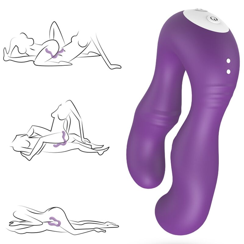 Vibratore Rabbit Telecomandato Armony Seraph — Viola