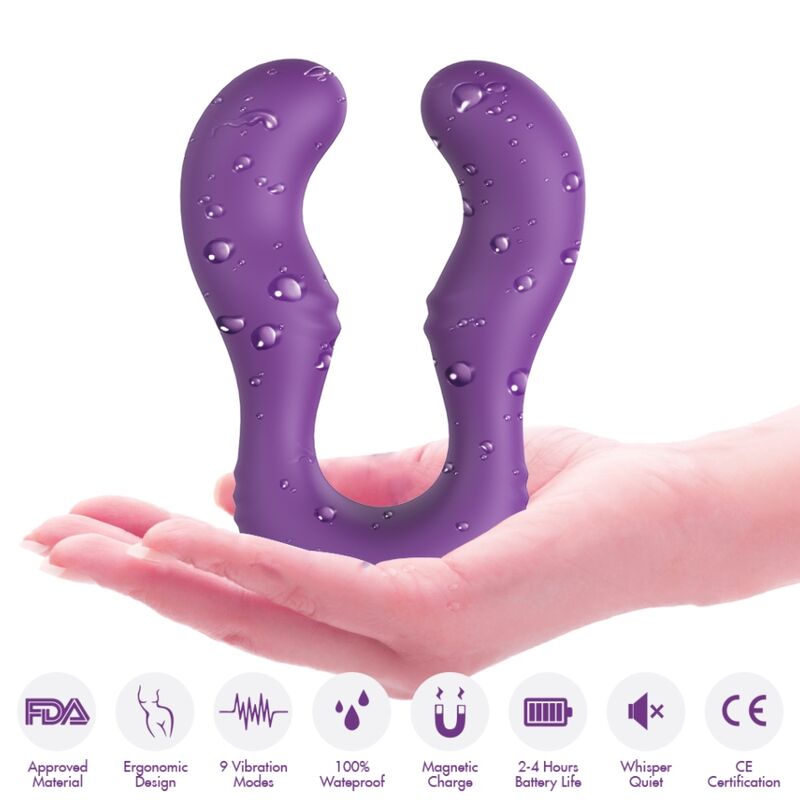 Vibratore Rabbit Telecomandato Armony Seraph — Viola