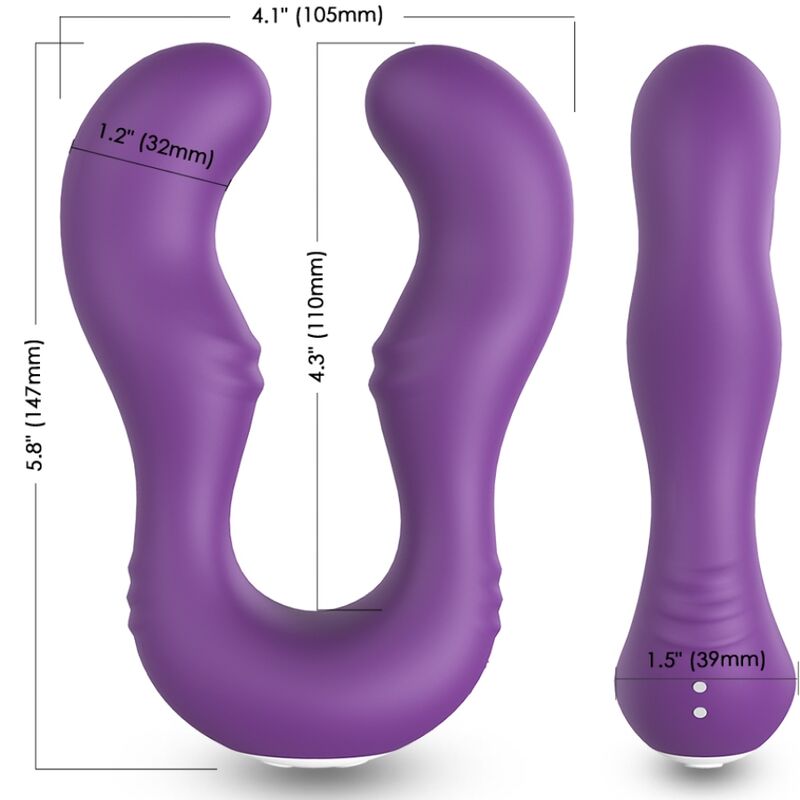 Vibratore Rabbit Telecomandato Armony Seraph — Viola