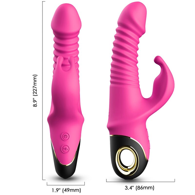 Vibratore Rabbit Armony Zing — Silicone, Fucsia