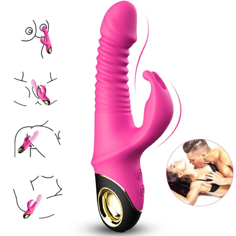 Vibratore Rabbit Armony Zing — Silicone, Fucsia