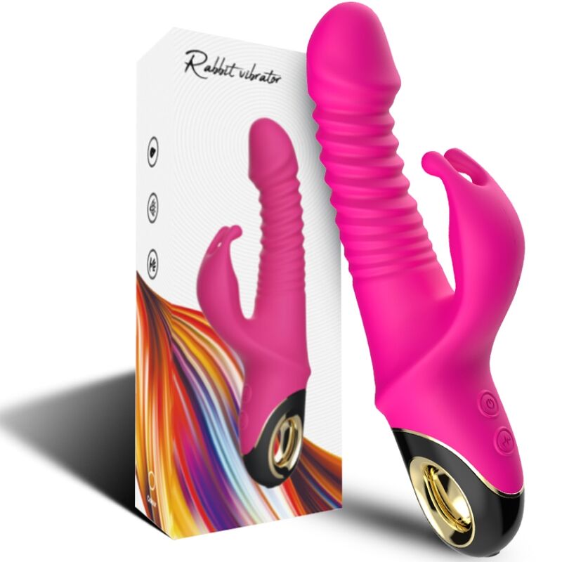 Vibratore Rabbit Armony Zing — Silicone, Fucsia