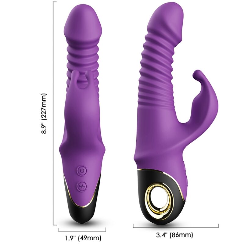 Vibratore Rabbit Armony Zing — Silicone, Viola