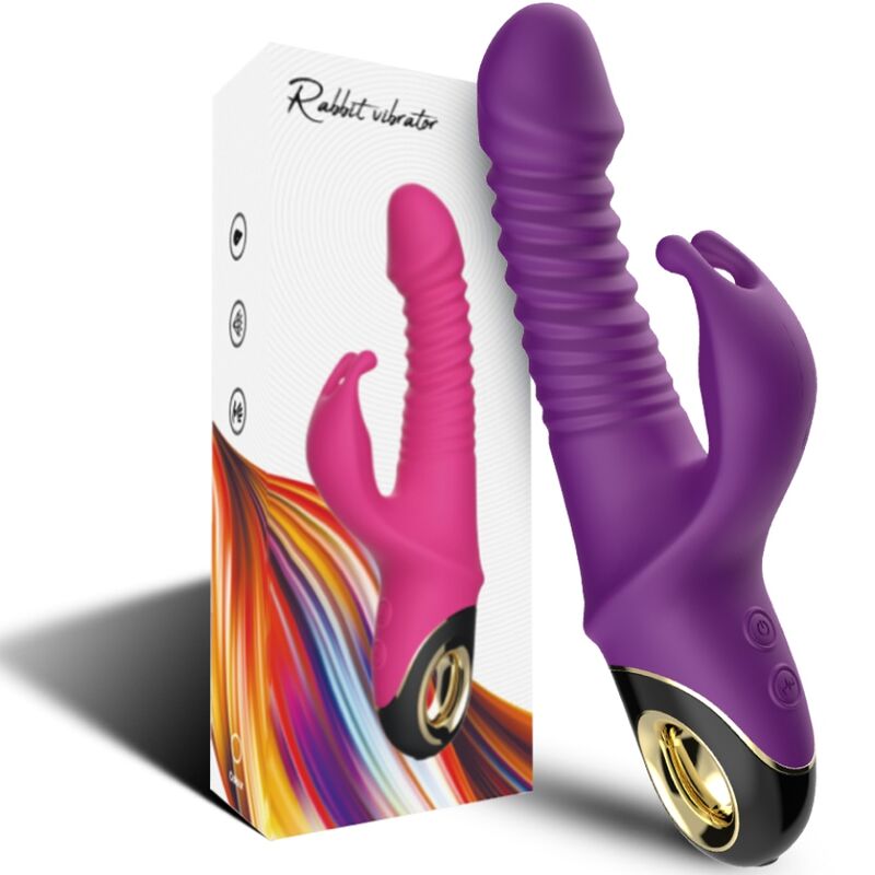 Vibratore Rabbit Armony Zing — Silicone, Viola
