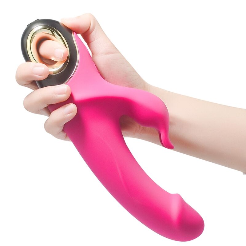 Vibratore Rabbit Rotante Armony Meteor — Silicone, Fucsia