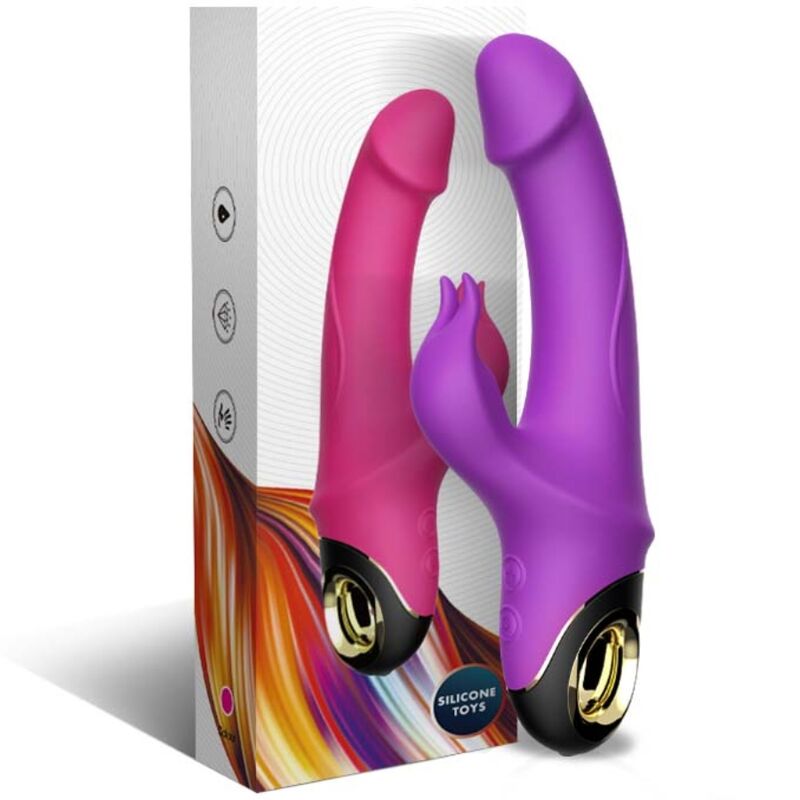 Vibratore Rabbit Armony Meteor — Silicone, Viola