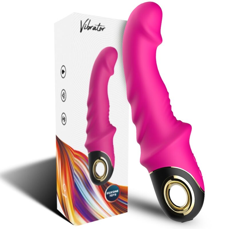 Dildo Vibratore Rotante Armony Joyblade — Silicone, Fucsia