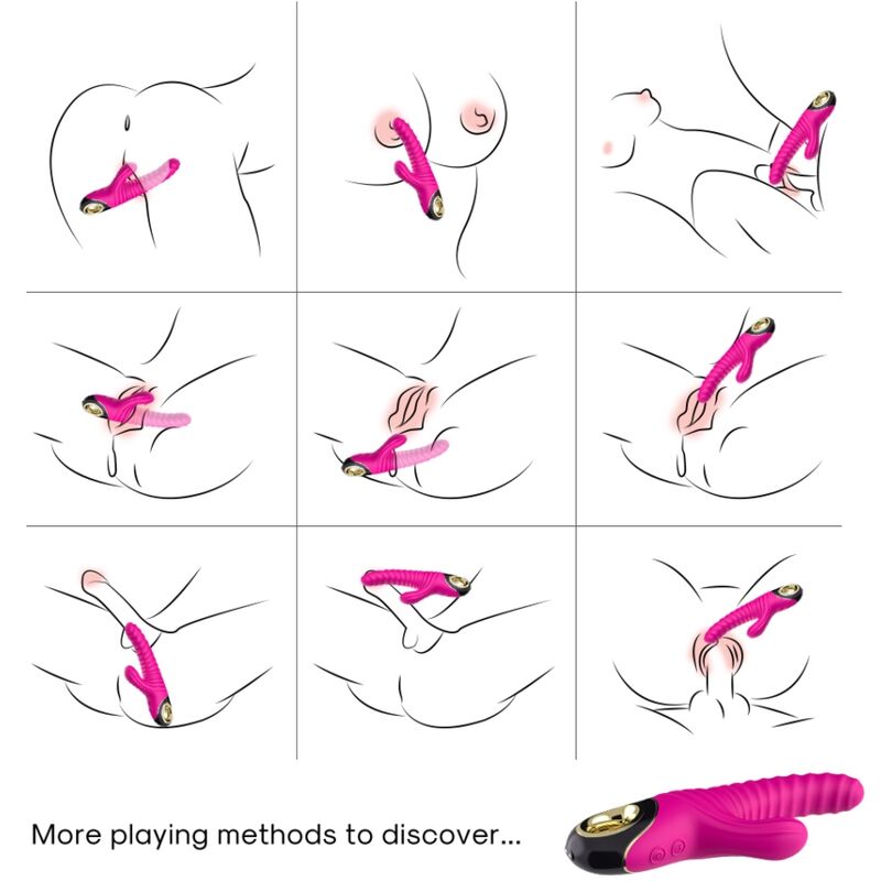 Vibratore Clitoride in Silicone Armony Eternity — Fucsia