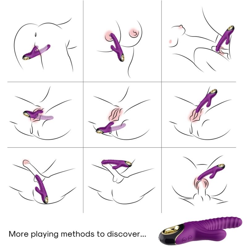 Vibratore in Silicone Armony Eternity — Viola