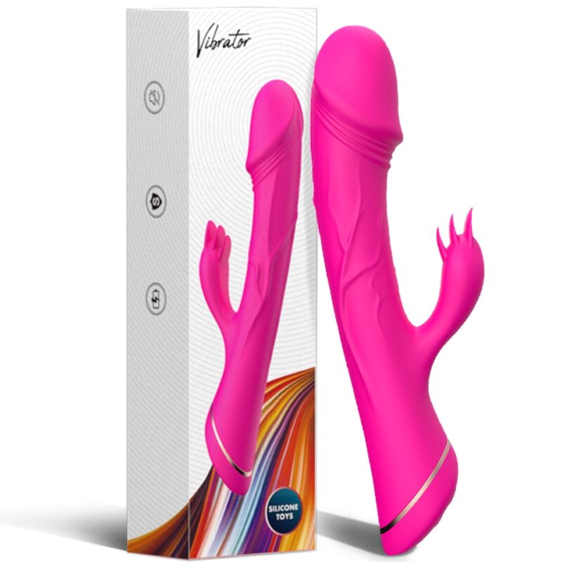 Vibratore Rabbit Armony — Silicone, Fucsia