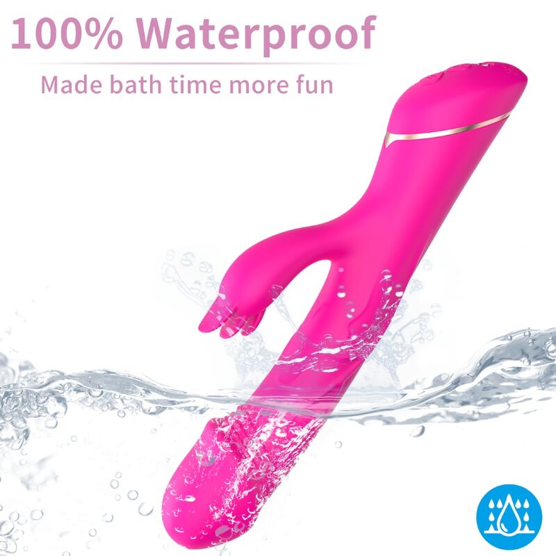 Vibratore Rabbit Armony — Silicone, Fucsia