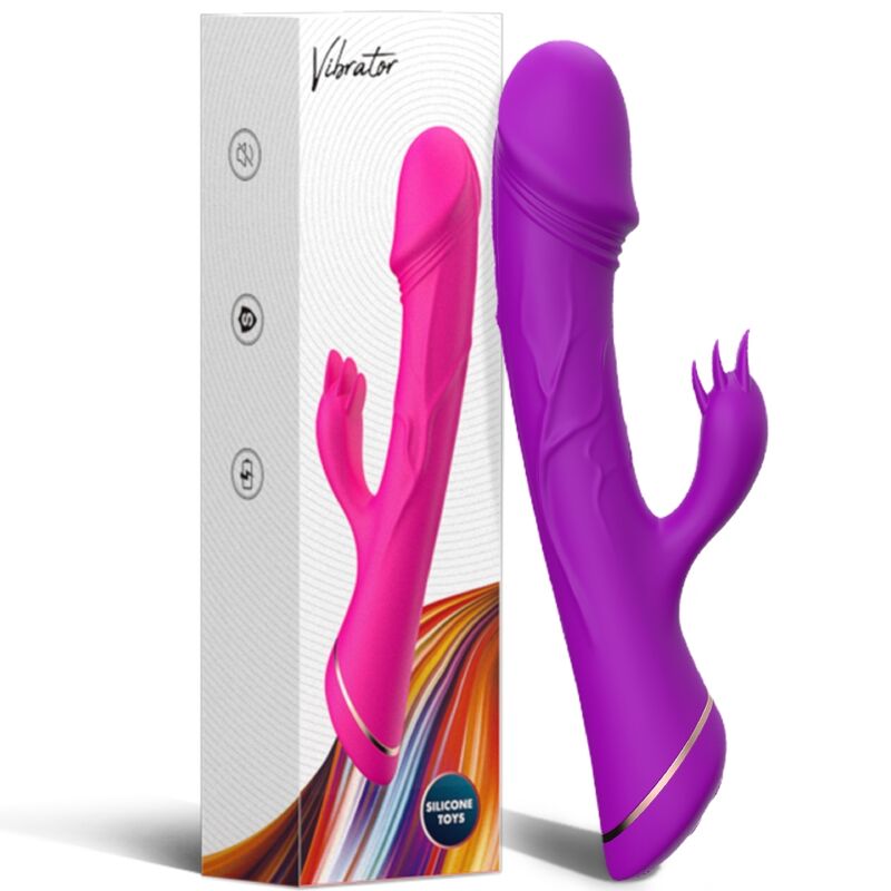Vibratore Rabbit in Silicone Armony — Viola