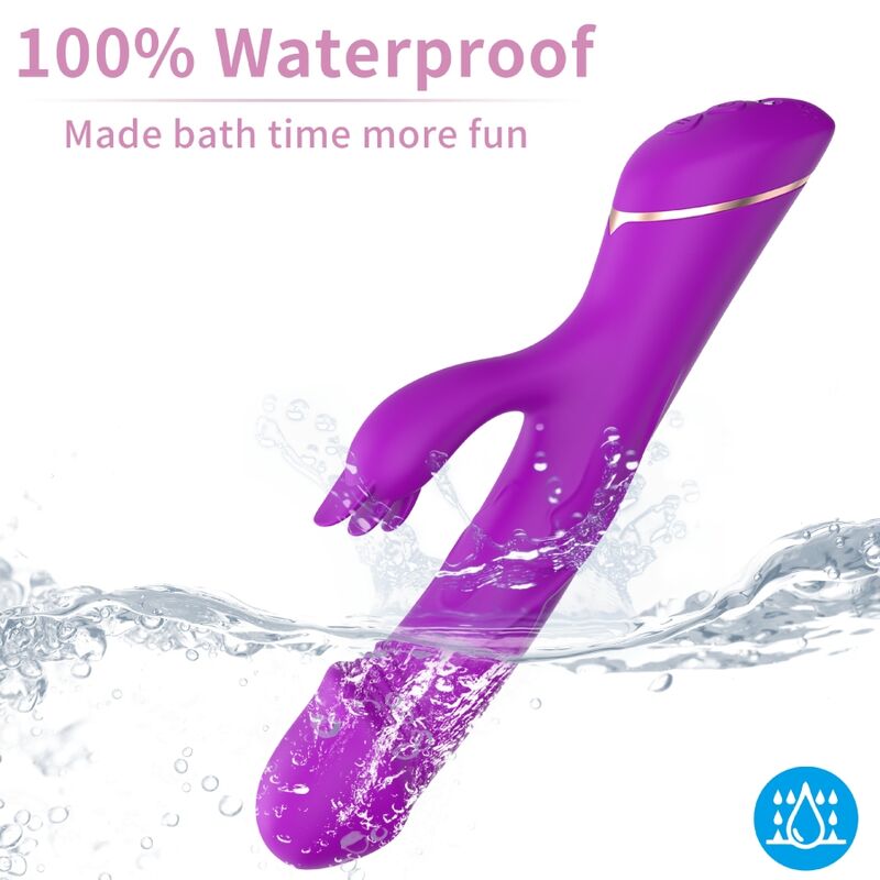 Vibratore Rabbit in Silicone Armony — Viola