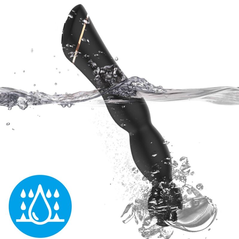 Vibratore Flessibile Armony Bambu — Silicone, Nero