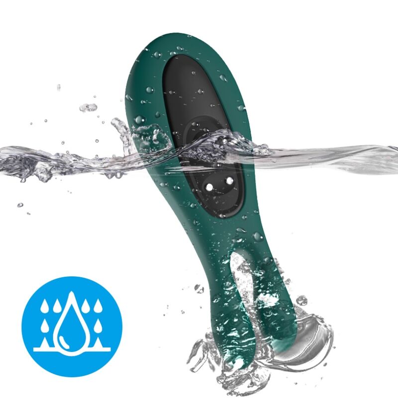 Vibratore Rabbit Armony Eco — Silicone, 9 Modalità, Verde