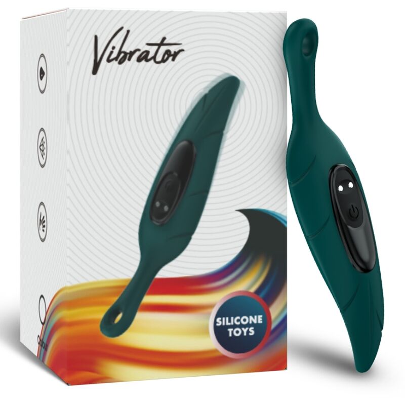 Uovo Vibrante Armony Eco — Silicone, 9 Modalità, Verde Foglia