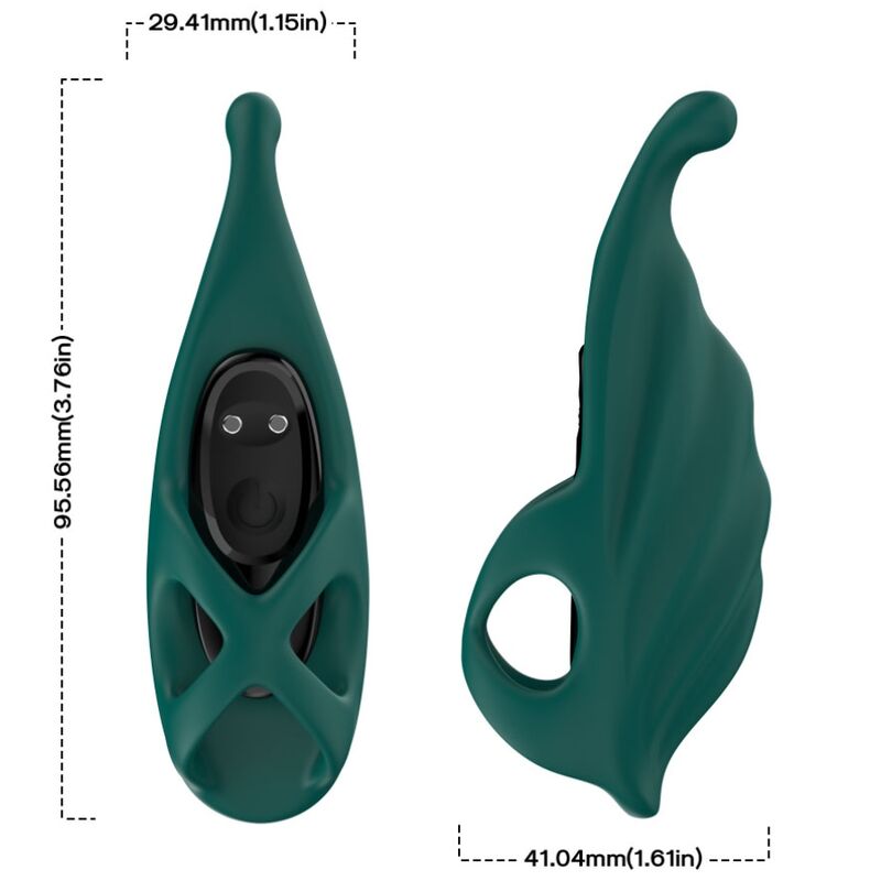 Vibratore a Proiettile Armony Eco — Silicone, 9 Modalità