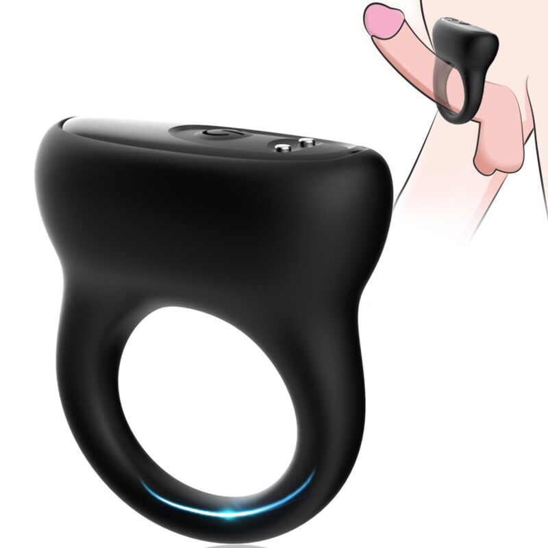 Anello Fallico Vibrante Armony — Silicone, 9 Modalità