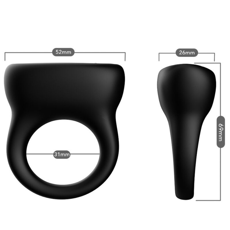 Anello Fallico Vibrante Armony — Silicone, 9 Modalità