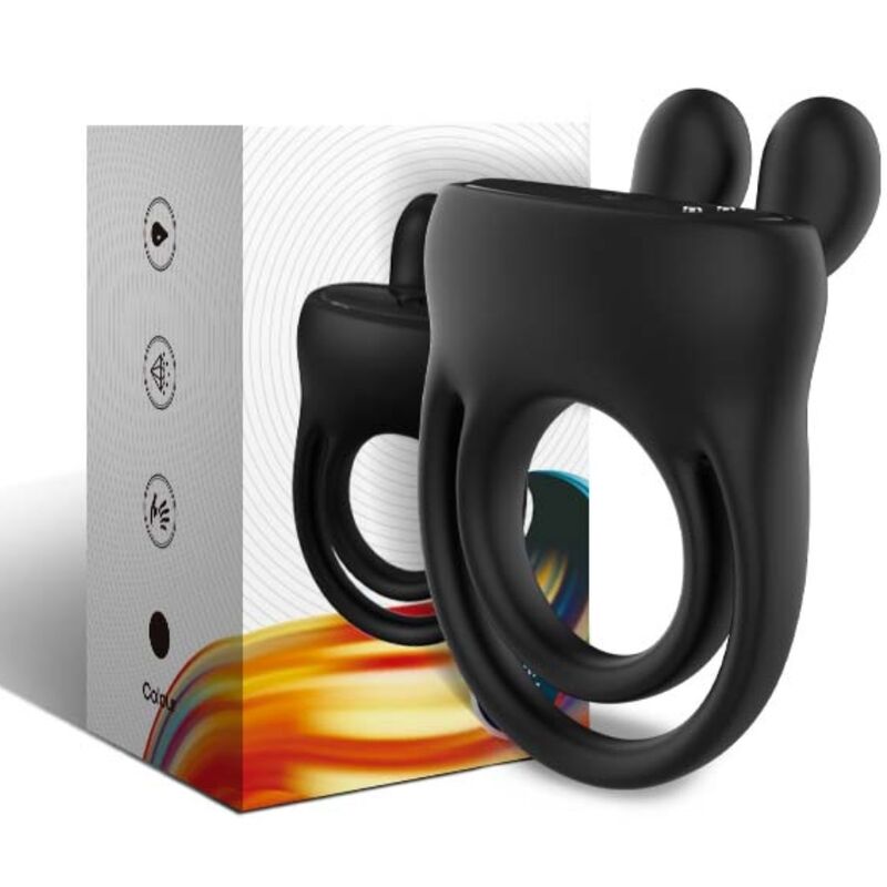 Anello Fallico Vibrante Rabbit Armony — Silicone, 9 Modalità
