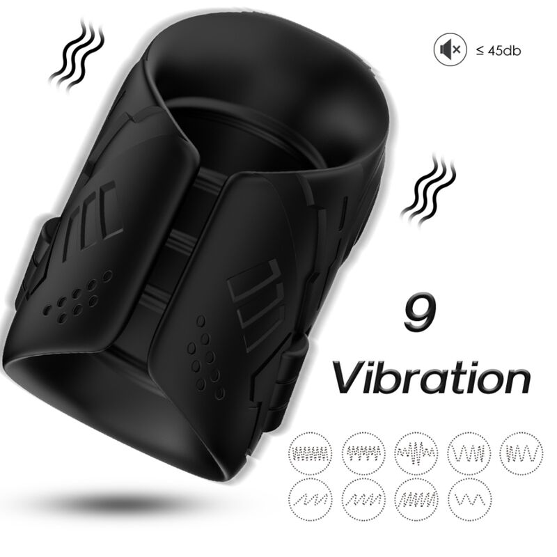 Anello Fallico Vibrante Armony — Silicone, 9 Modalità
