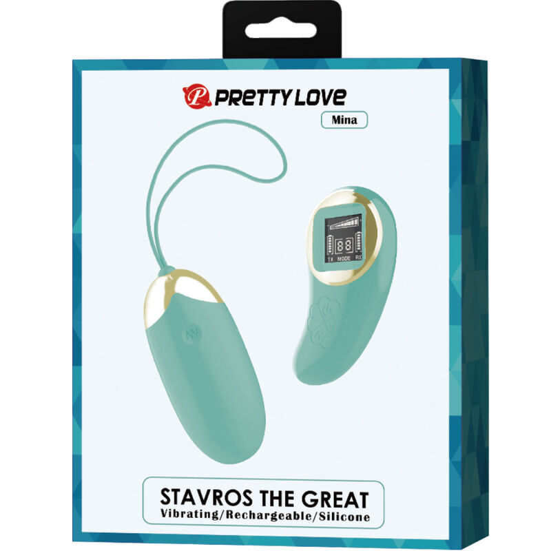 Uovo Vibrante con Telecomando Pretty Love Miniera — 10 Modalità