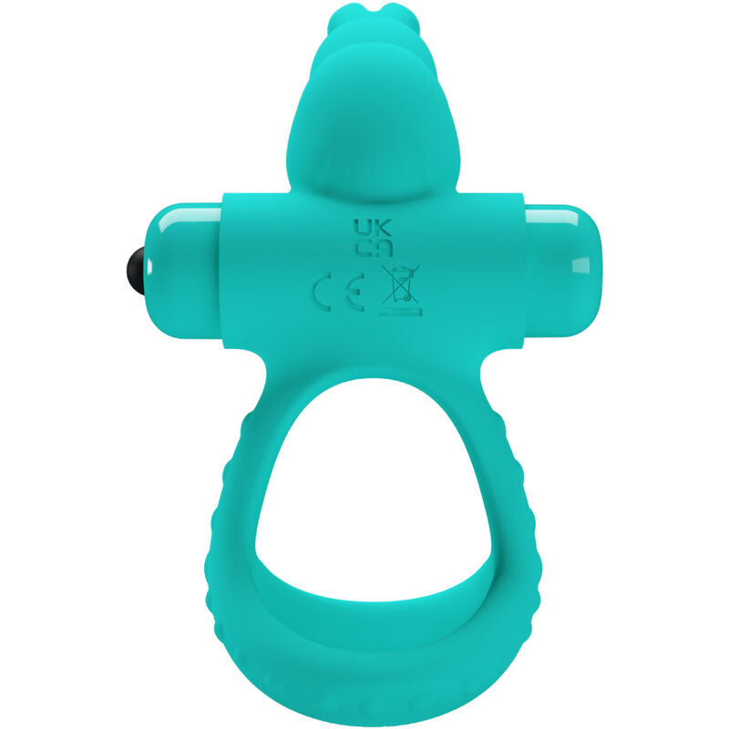 Anello Fallico Vibrante Pretty Love Figgy — Silicone, Verde