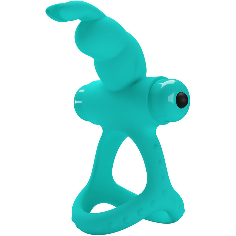 Anello Fallico Vibrante Pretty Love Figgy — Silicone, Verde