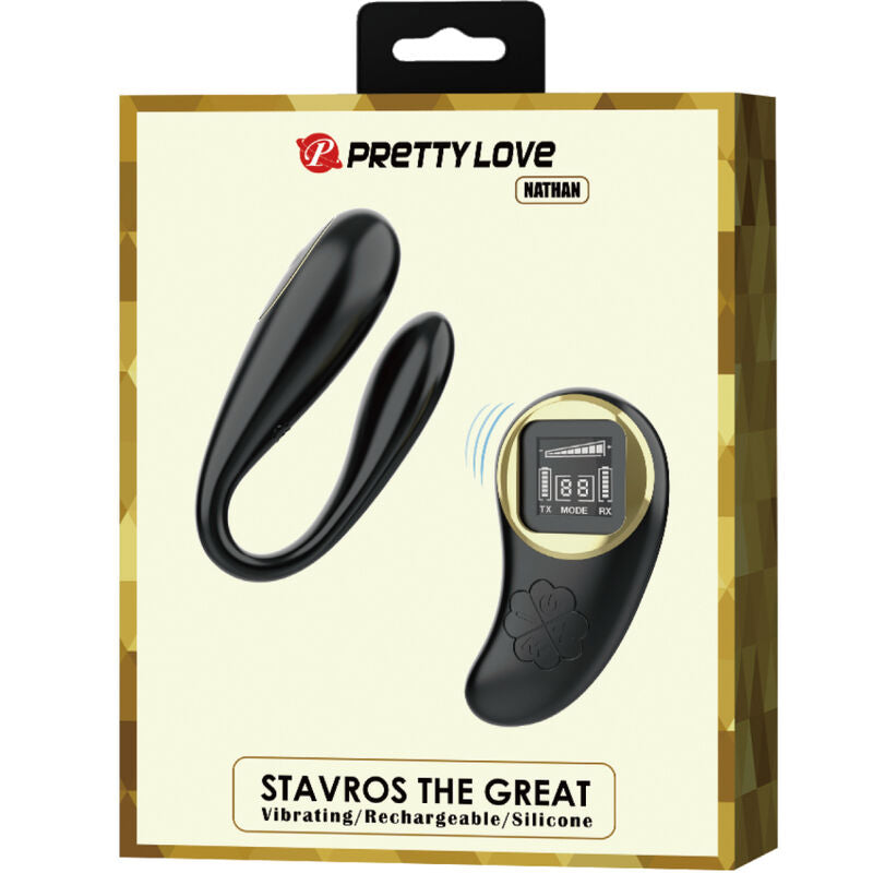 Vibratore Rabbit Telecomandato Pretty Love Nathan — 10 Funzioni