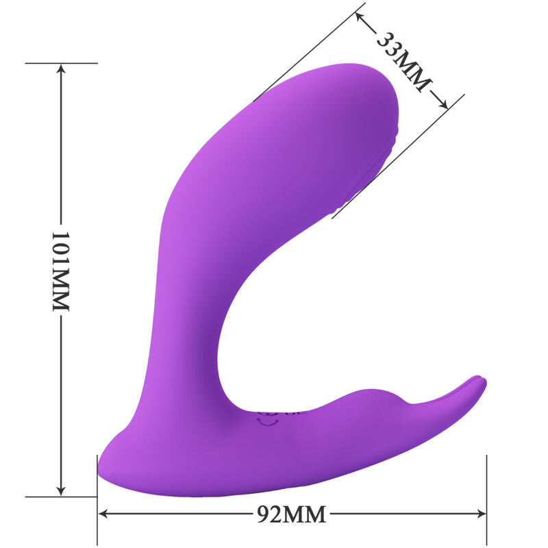 Vibratore Rabbit Telecomando Pretty Love Idabelle — Viola