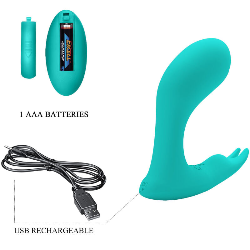 Vibratore Rabbit Pretty Love Idabelle — Punto G e Clitoride