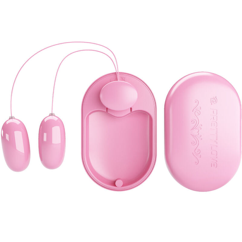 Uovo Vibrante Bullet Pretty Love Fun Box — 12 Modalità, Rosa