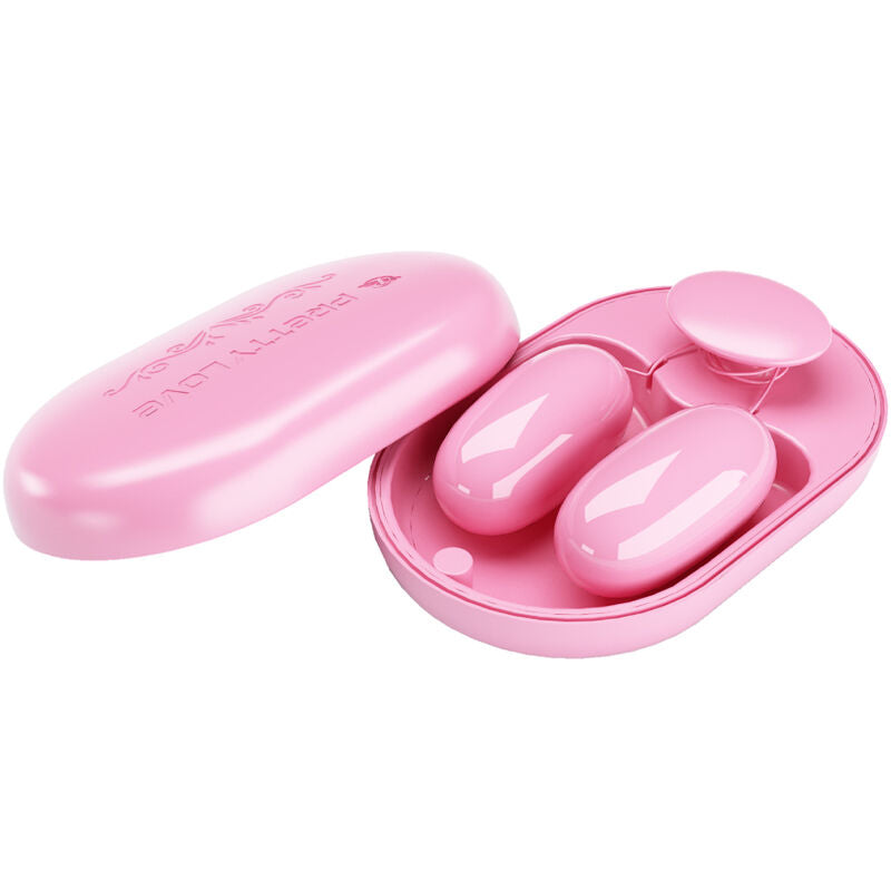 Uovo Vibrante Bullet Pretty Love Fun Box — 12 Modalità, Rosa