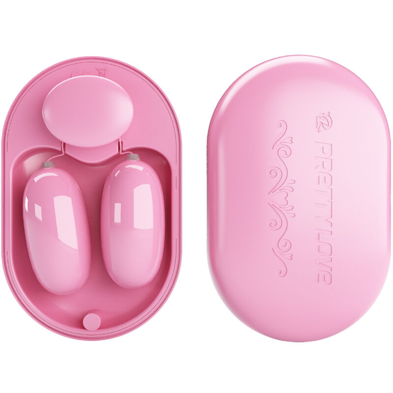 Uovo Vibrante Bullet Pretty Love Fun Box — 12 Modalità, Rosa