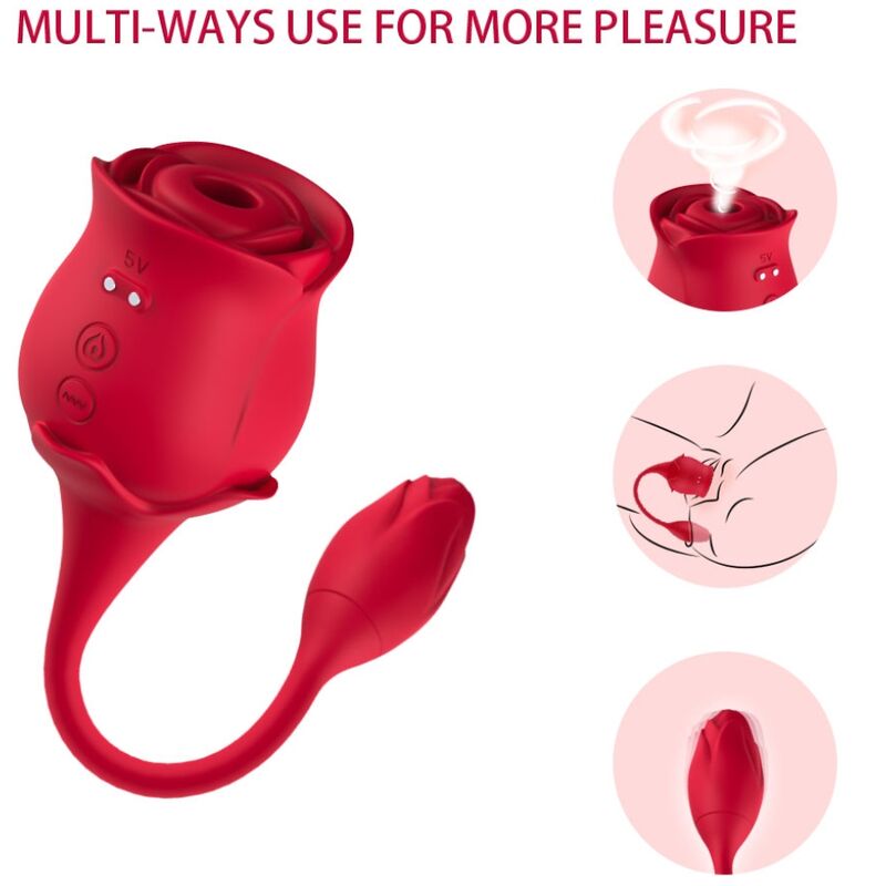 Succhia Clitoride Vibrante Armony — 10 Modalità, Silicone