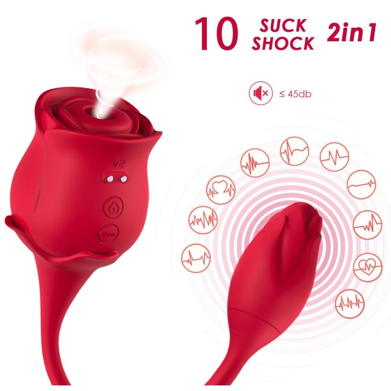 Succhia Clitoride Vibrante Armony — 10 Modalità, Silicone