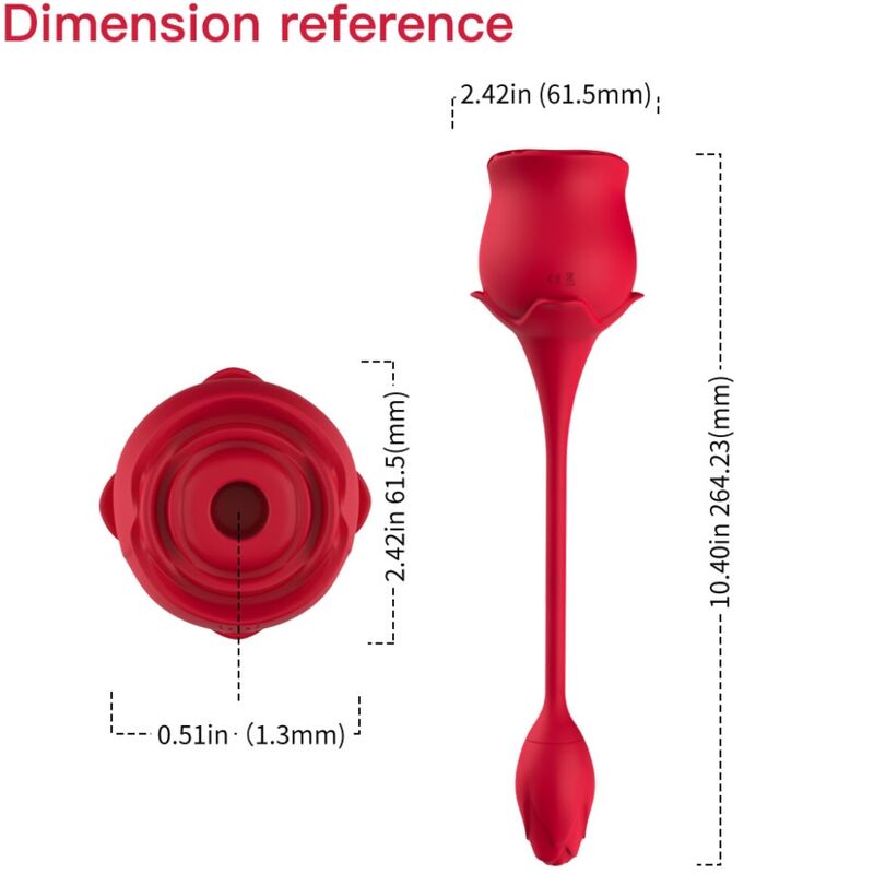 Succhia Clitoride Vibrante Armony — 10 Modalità, Silicone