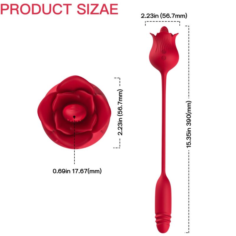 Succhia Clitoride con Vibratore Armony Rosa — 10 Modalità