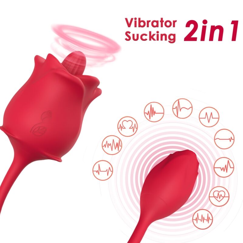 Succhia Clitoride Vibrante Armony — Silicone, 10 Modalità